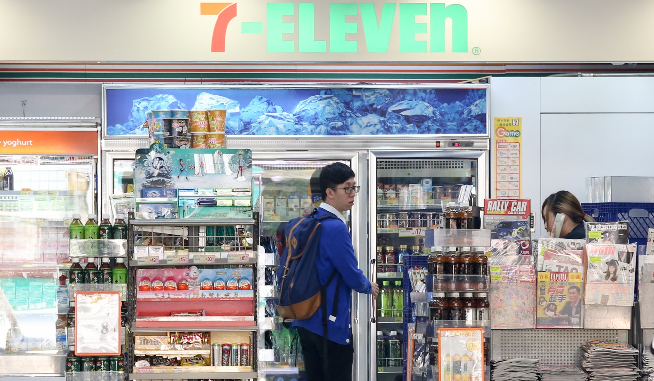 7-Eleven stores are ubiquitous in Hong Kong, where franchising of foreign retail operations is widespread. Photo: Dickson Lee