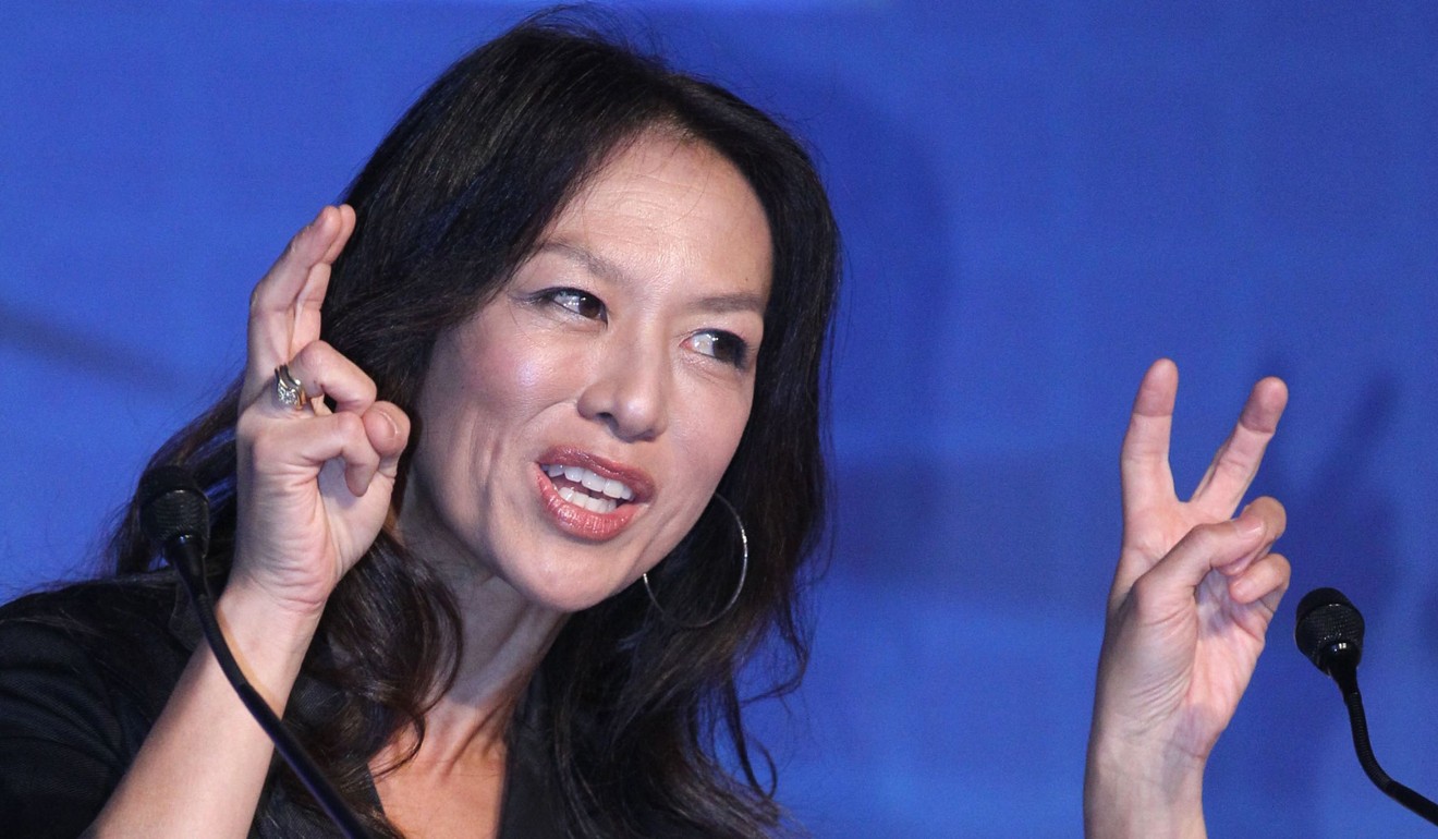 Chinese-American law professor Amy Chua sparked international controversy when she revealed her strict parenting in style in her book “Battle Hymn of the Tiger Mother”. Photo: AFP