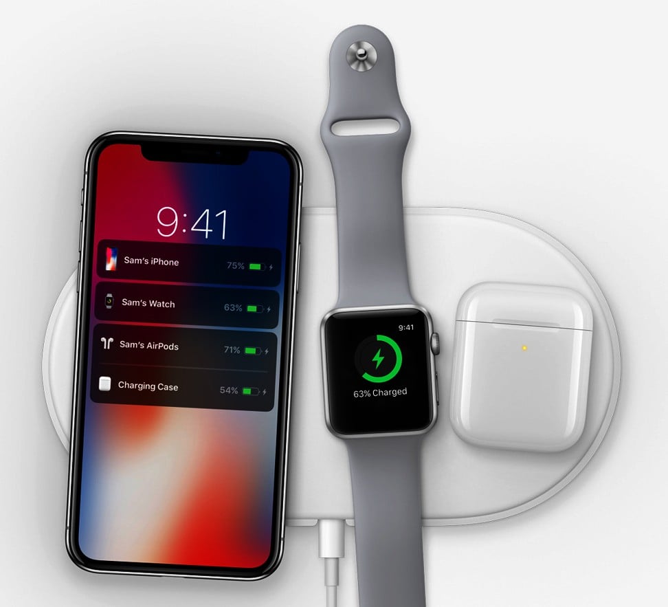 The iPhoneX AirPower charging dock.