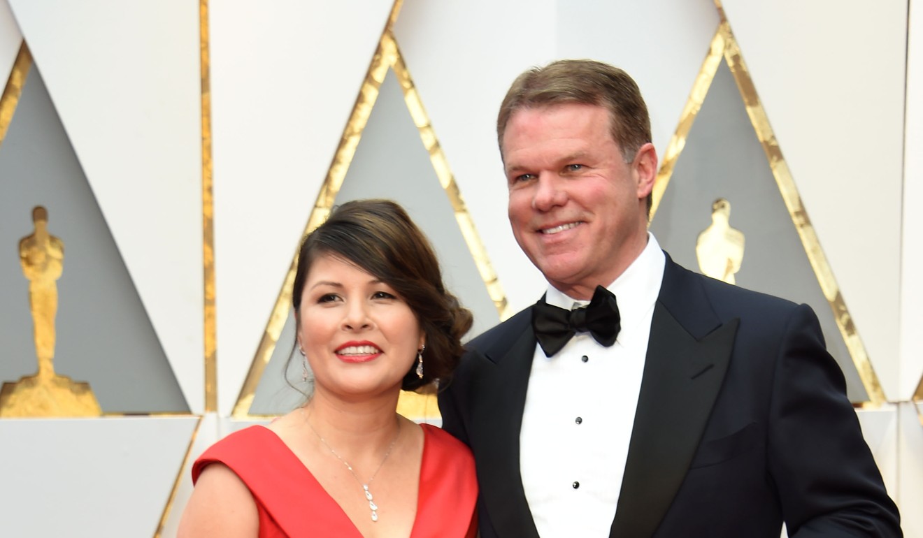 PriceWaterhouseCooper representatives Martha L Ruiz and Brian Cullinan (both pictured) were blamed for both allowing Beatty to go out on stage with the wrong envelope and for not correcting the error in time. File photo: AFP