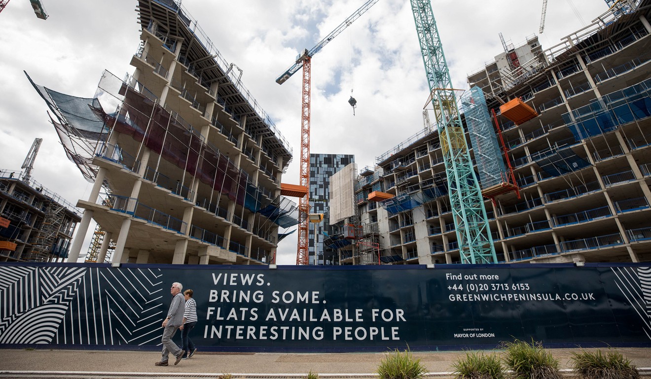 More than 1,900 unsold ultra-luxury flats built in 2017 could turn London into a city of “posh ghost towers”. Photo: Bloomberg