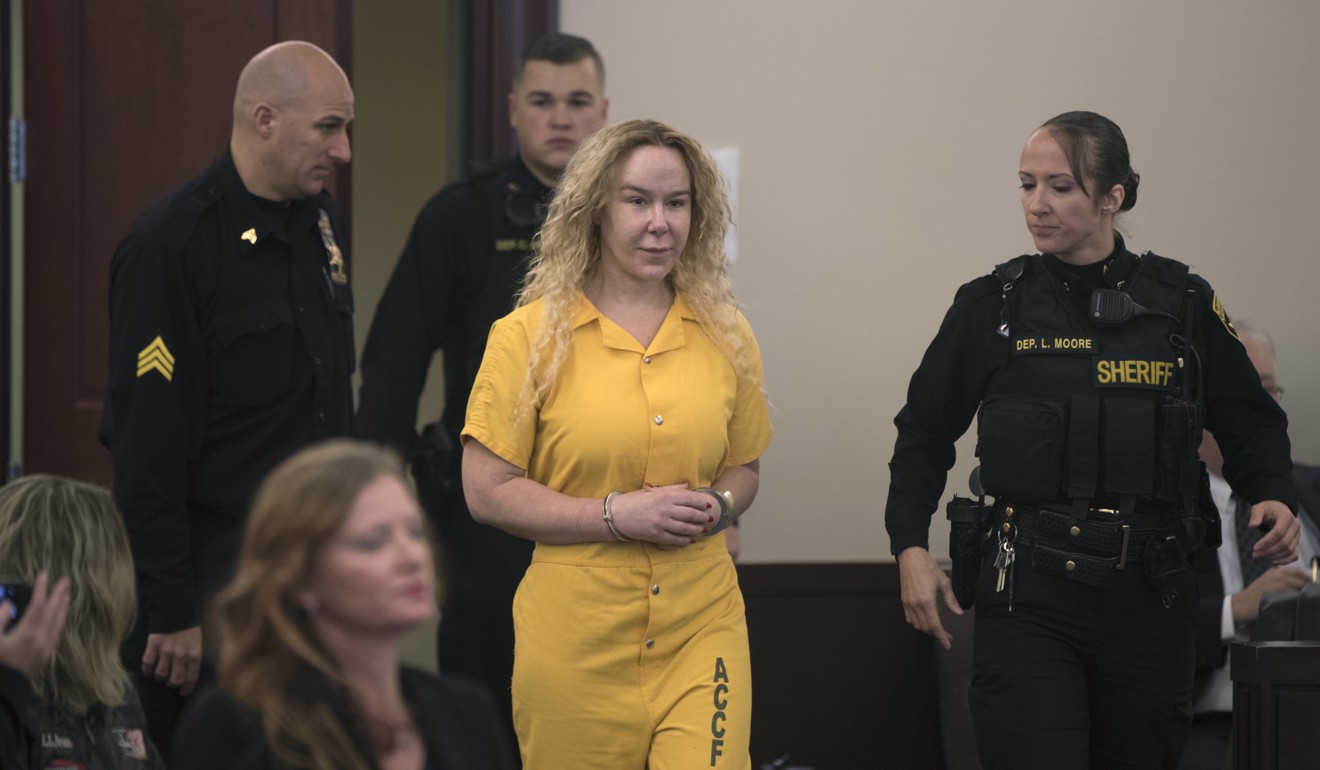 In this November 18, 2016 file photo, Alexandria Duval walks into Albany County Court in Albany, New York. Photo: AP