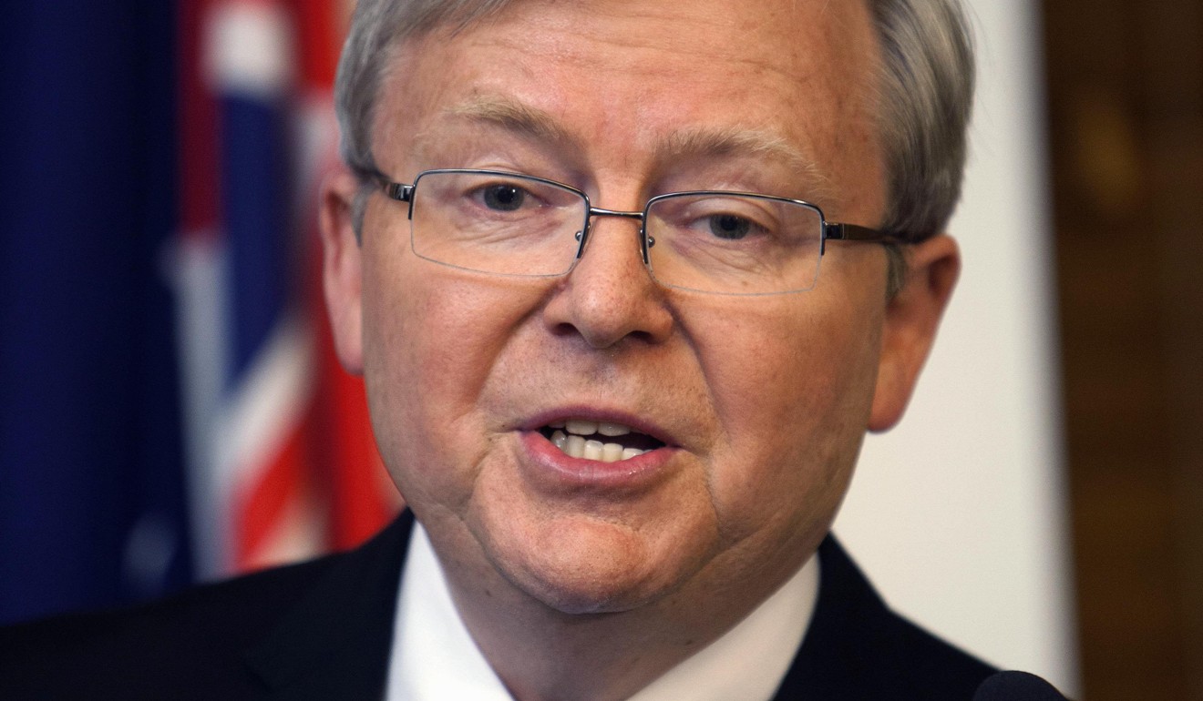 Former Australian prime minister Kevin Rudd. Photo: Reuters