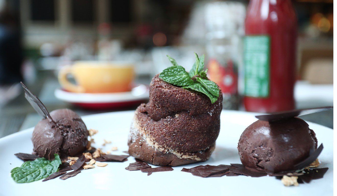 Chocolate fondant dessert. Photo: Jonathan Wong