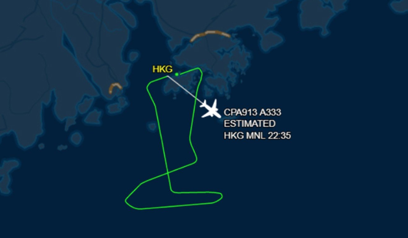 Tracking data of CX913. Photo: FlightAware