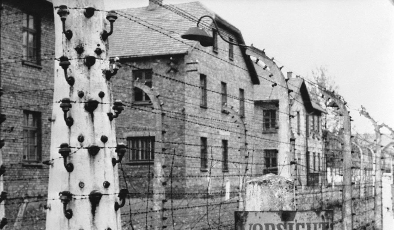 A section of the Auschwitz Nazi concentration camp as seen in 1961. Photo: AP