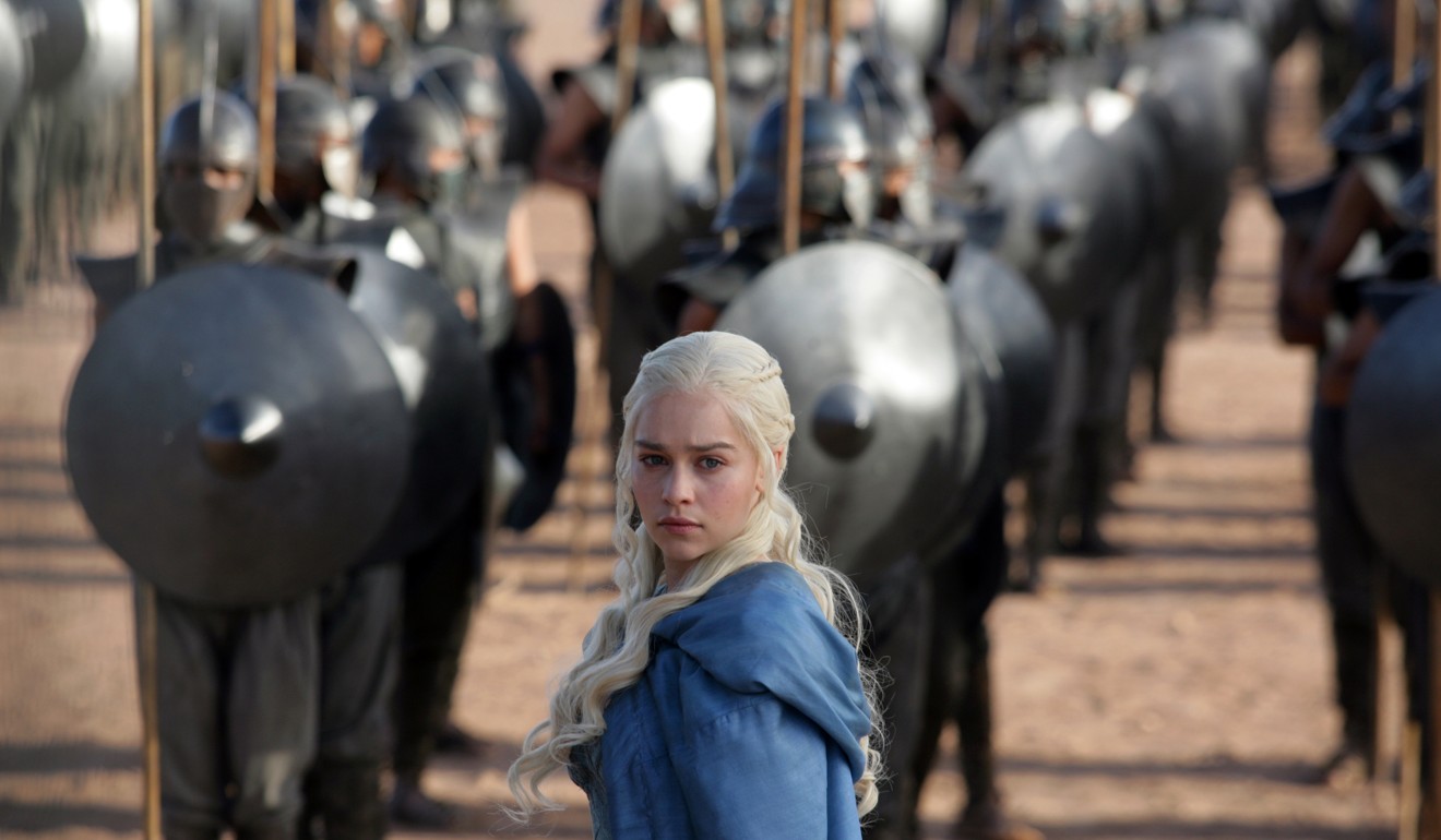 Emilia Clarke plays Daenerys Targaryen in a still from Game of Thrones. Photo: AP