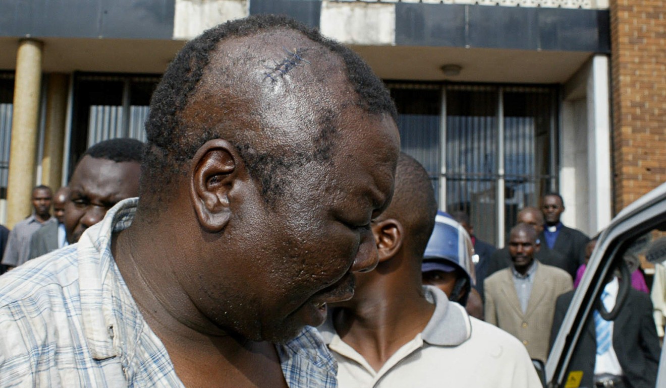 Morgan Tsvangirai suffered a fractured skull and internal bleeding when he and more than a dozen other leaders of his party were arrested and beaten with gun butts, belts and whips in 2007. File photo: AFP