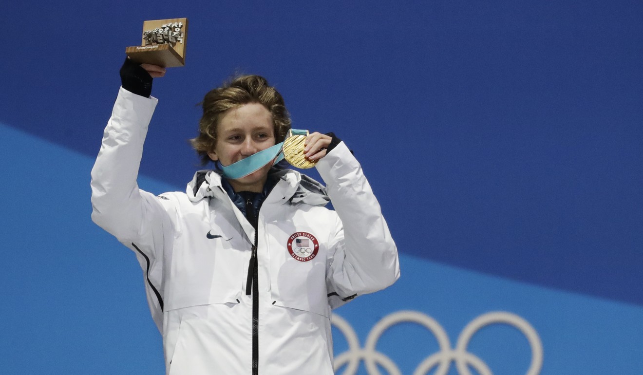 USA’s slopestyle gold medallist Red Gerard has become one of the personalities of the Games. Photo: AP