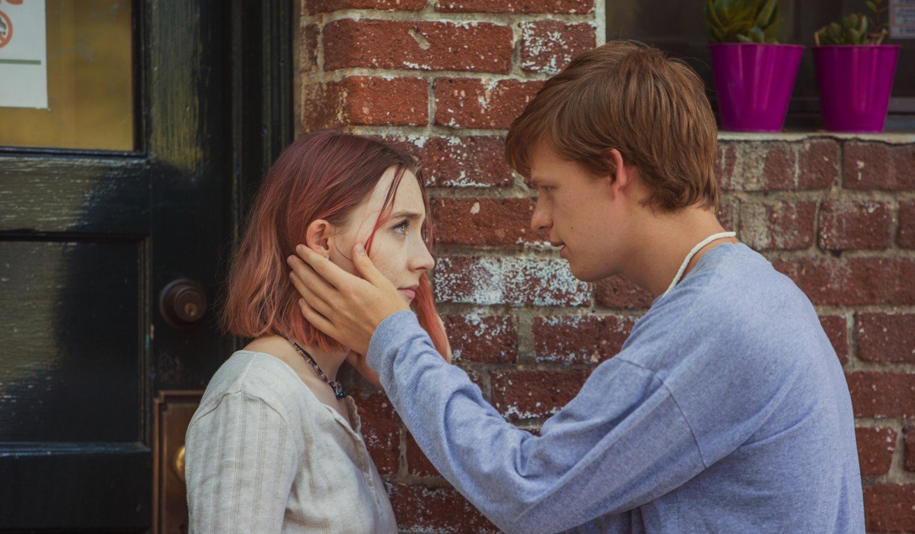 Saoirse Ronan and Lucas Hedges in a still from Lady Bird.