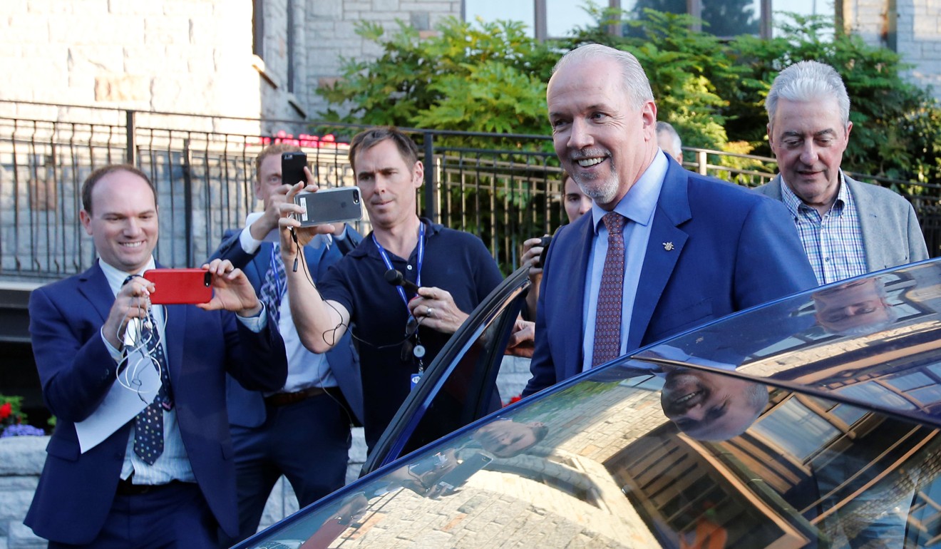 British Columbia Premier John Horgan. Photo: Reuters