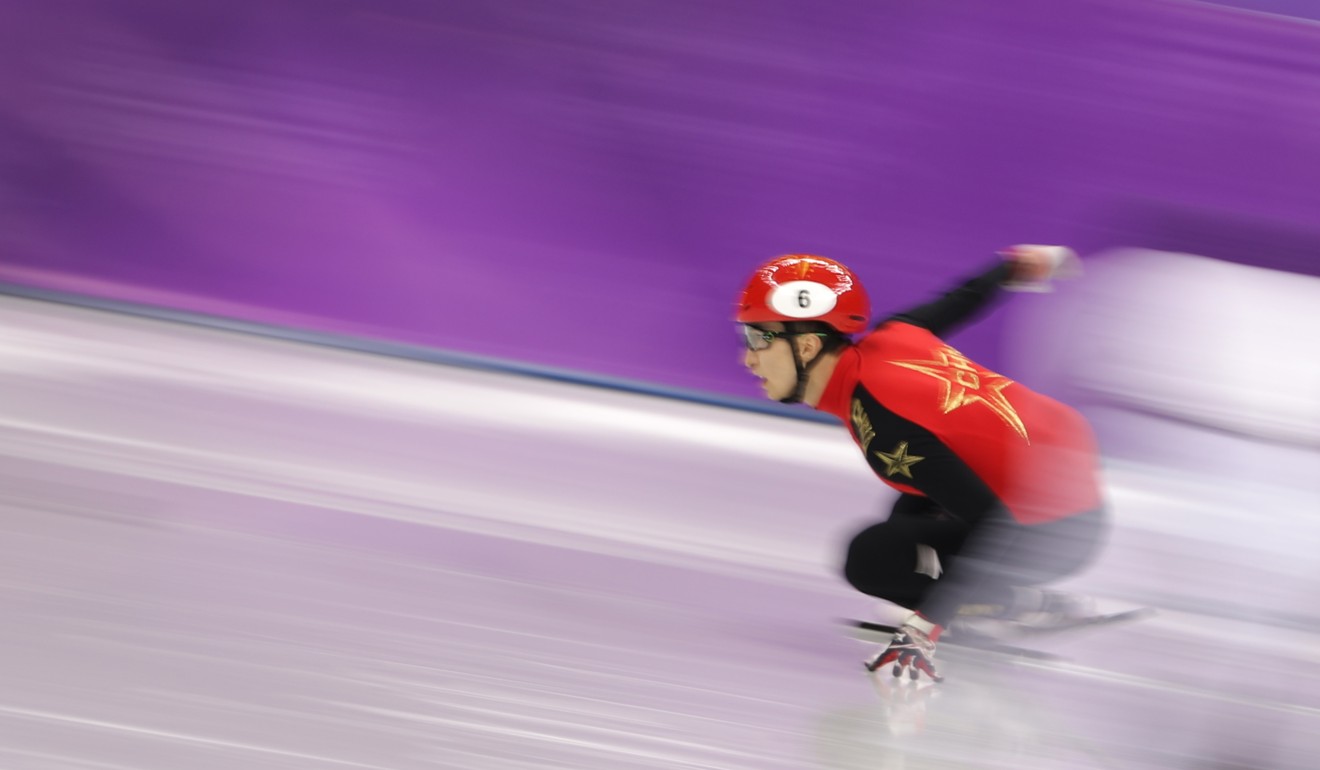Wu Dajing of China speeds to the gold medal. Photo: Reuters