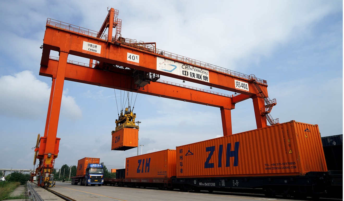 The Belt and Road Initiative has made the inland Henan Province an emerging frontier of international trade. Photo: Xinhua