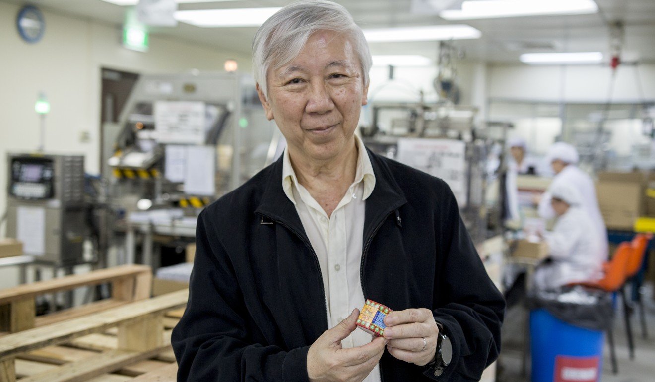 Han Ah Kuan, executive director of the Haw Par Corporation, inside the Tiger Balm factory in Singapore. Photo: Christopher DeWolf