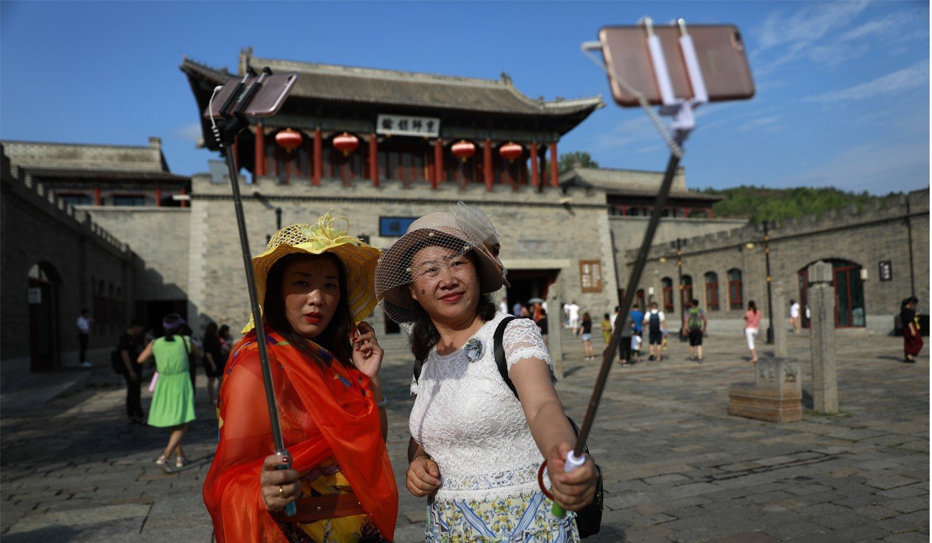 Domestic brands are keenly aware of Chinese consumer demands for selfies. Photo: EPA