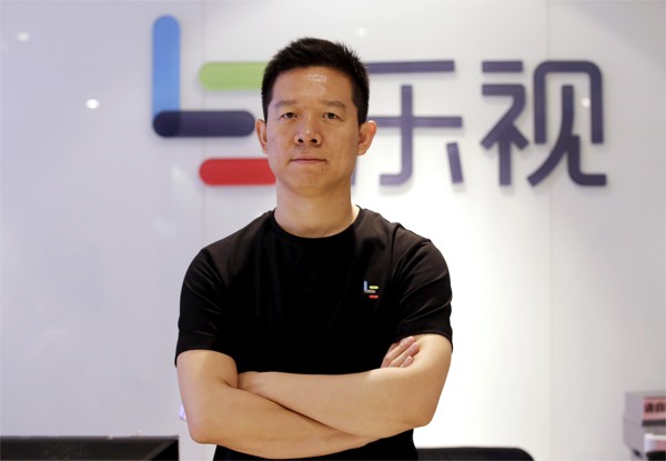 Jia Yueting, co-founder and head of Le Holdings, also known as LeEco and formerly as LeTV, at its headquarters in Beijing. Photo: Reuters