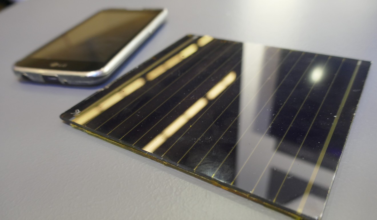 The world's most efficient solar panel created by the Istituto Italiano di Tecnologia.