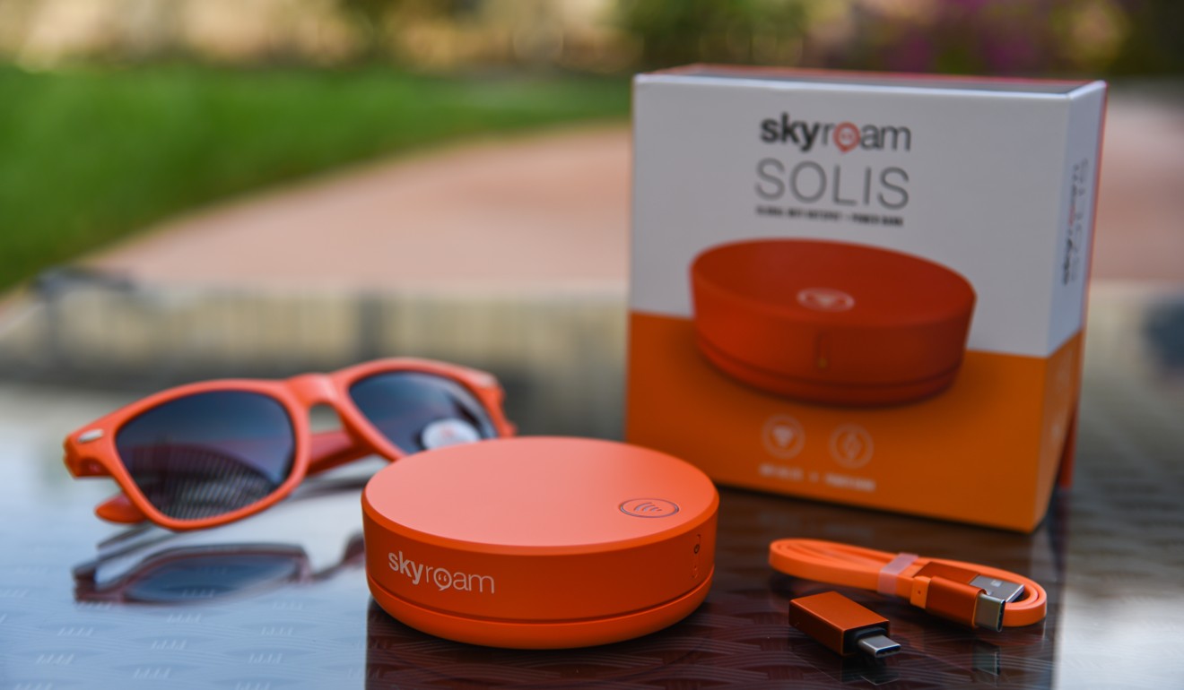 Skyroam Solis is a MiFi hotspot devices that offers global 4G LTE roaming for up to five separate devices.