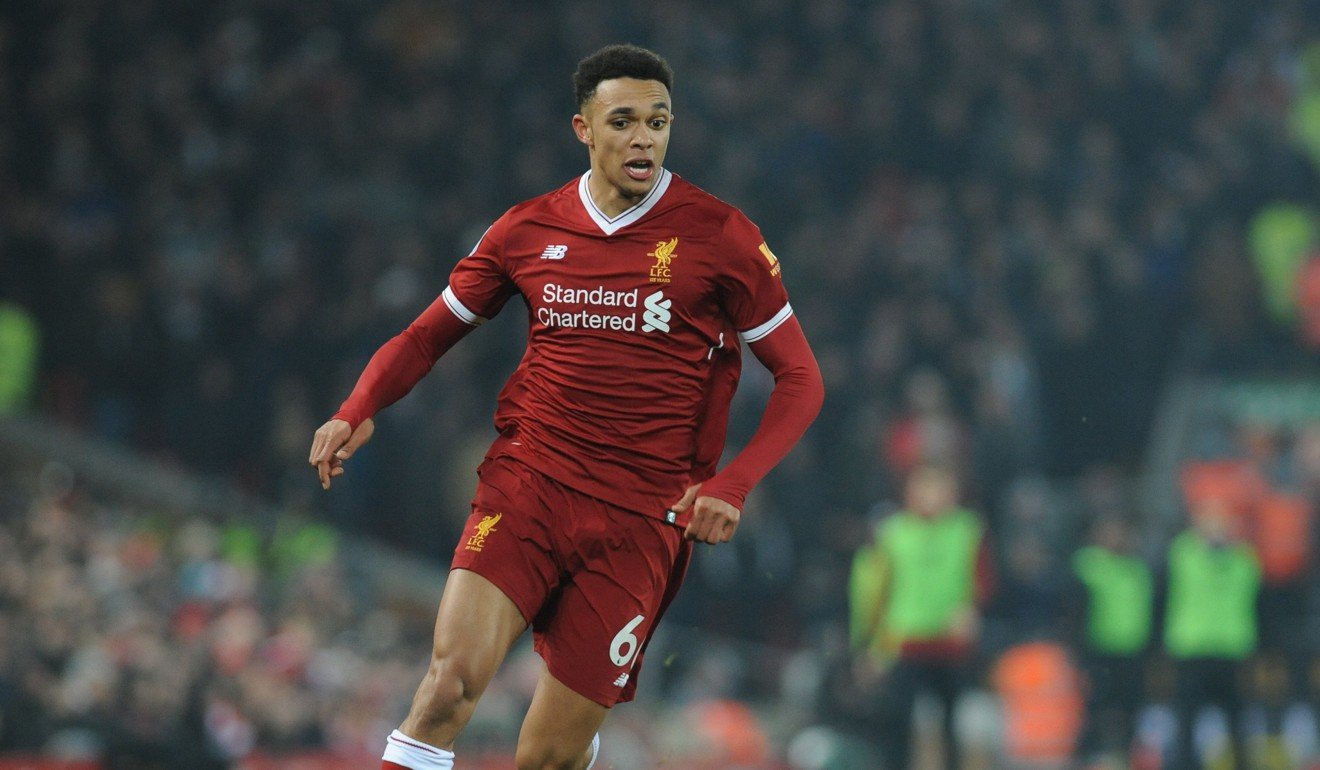 Liverpool’s Trent Alexander-Arnold in action during the English Premier League match against Newcastle United. Photo: EPA