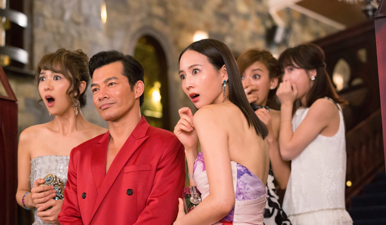Tran Bao Son (in red) plays a wealthy gangster boss in Girls vs Gangsters.