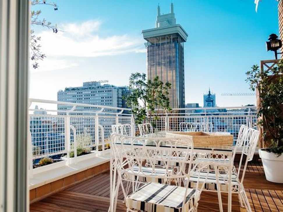 The Heima Home Serrano Penthouse in Madrid has amazing and unbeatable views day or night.