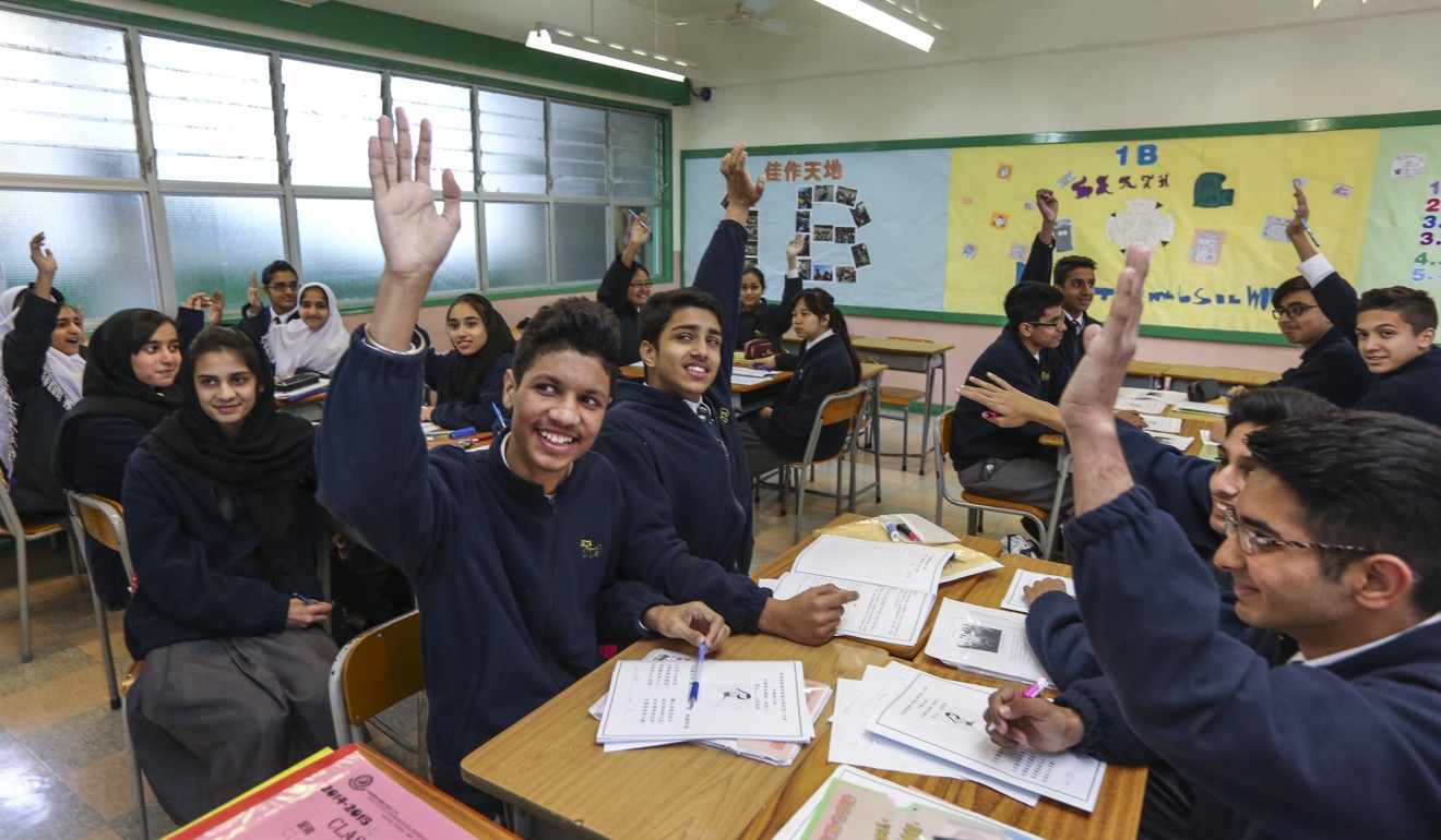 Hong Kong’s ethnic minority students struggle with Chinese language proficiency, affecting their job prospects. Photo: Nora Tam