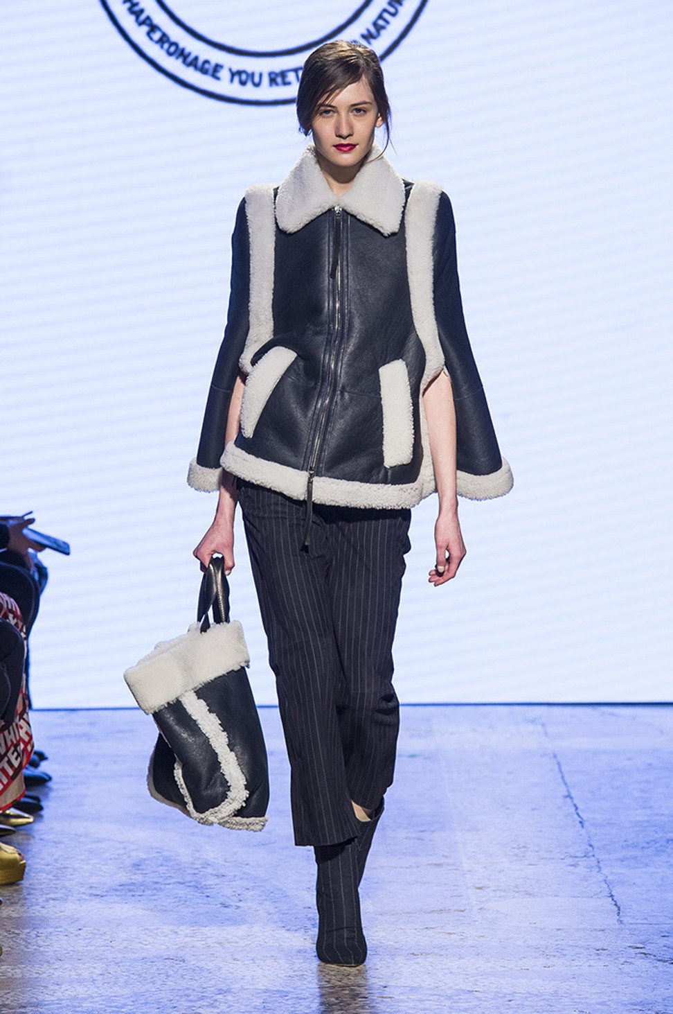 A look from the Fashion Haining show at Milan Fashion Week. Photo: Alessandro Lucioni
