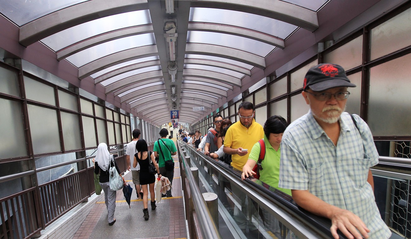 The Mid-Levels escalator has been a tourist attraction in its own right. Photo: SCMP