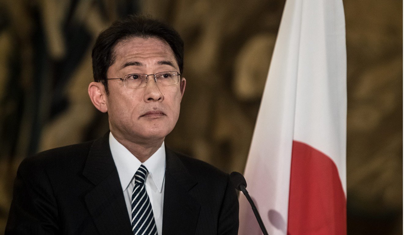 Fumio Kishida, Japan’s former foreign minister, said China, Japan and South Korea had to work together to ensure peace and stability in Asia. Photo: EPA