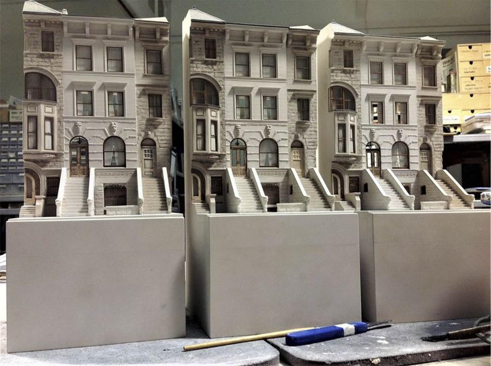 A Timothy Richards model of a New York townhouse. Photo: Timothy Richards