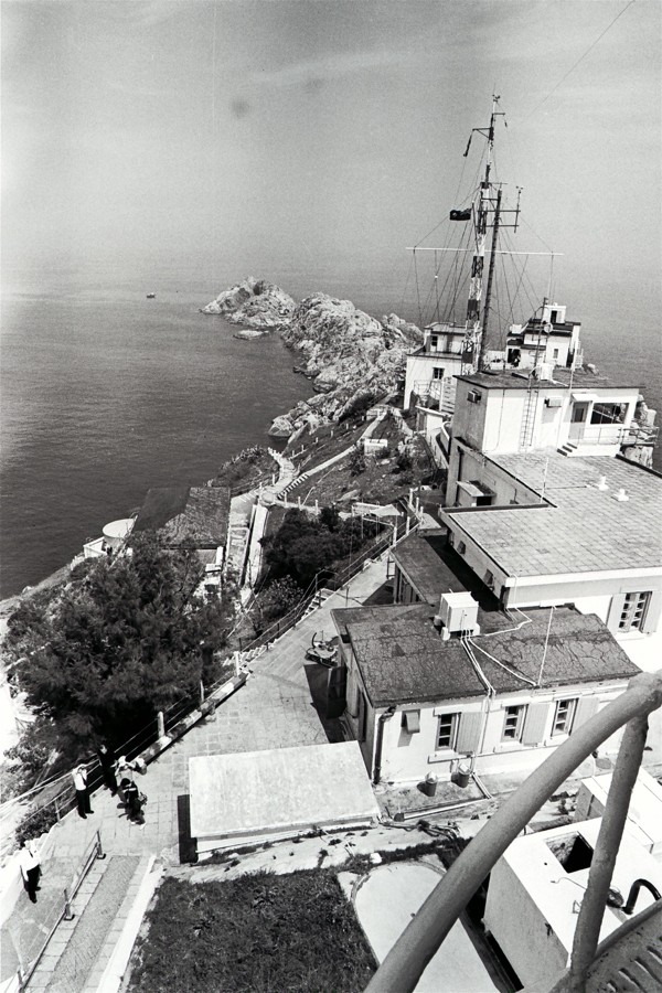 A bird's-eye view of Waglan Island, where it was announced radar stations would be built to monitor ships’ movement.