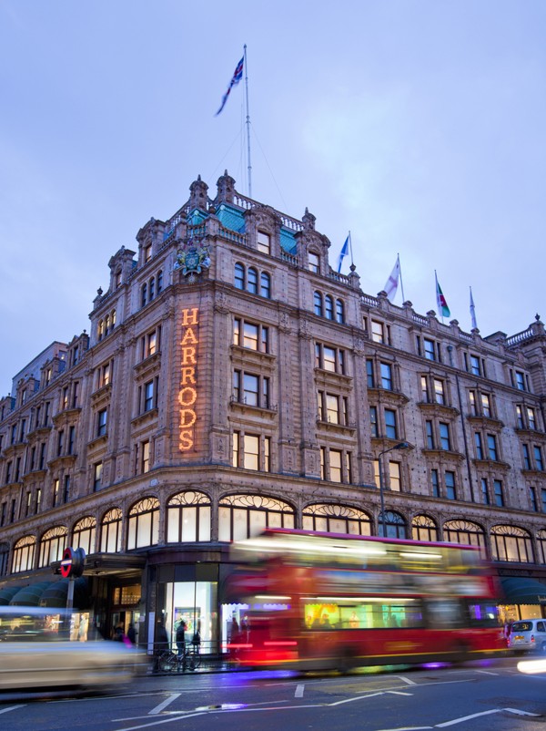 Harrods department store in London. Photo: Shutterstock