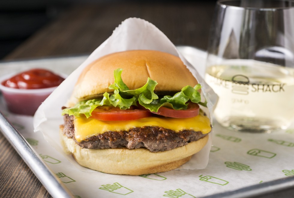 A burger from Shake Shack