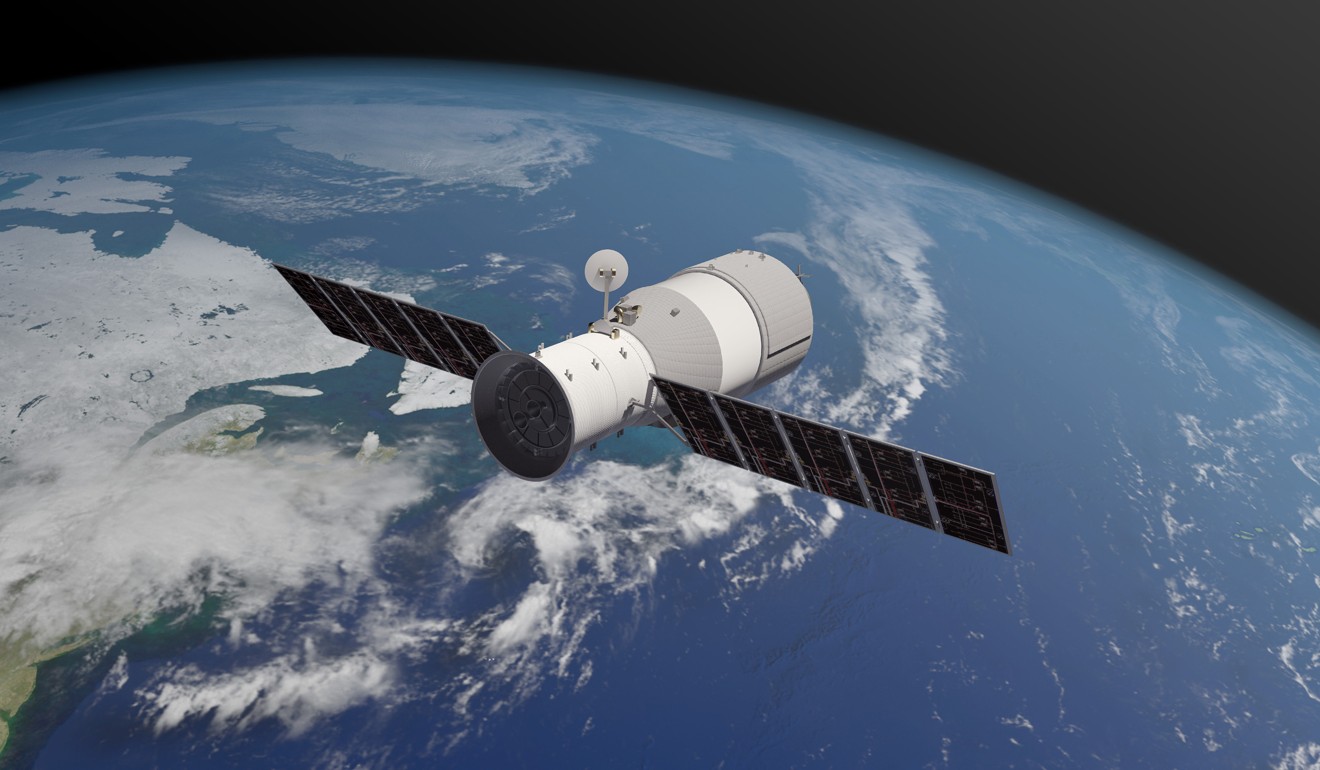 Made in China 2025 was announced in 2015, and highlighted 10 sectors for support on the way to China becoming an advanced manufacturing power. Pictured: Tiangong-1, the Chinese space station that plunged to Earth this week. Photo: Handout