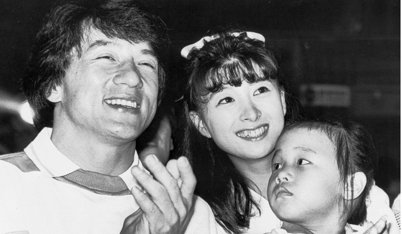 Chan with Japanese singer Naoko Kawai during a charity function at RTHK in 1996. Photo: Martin Chan