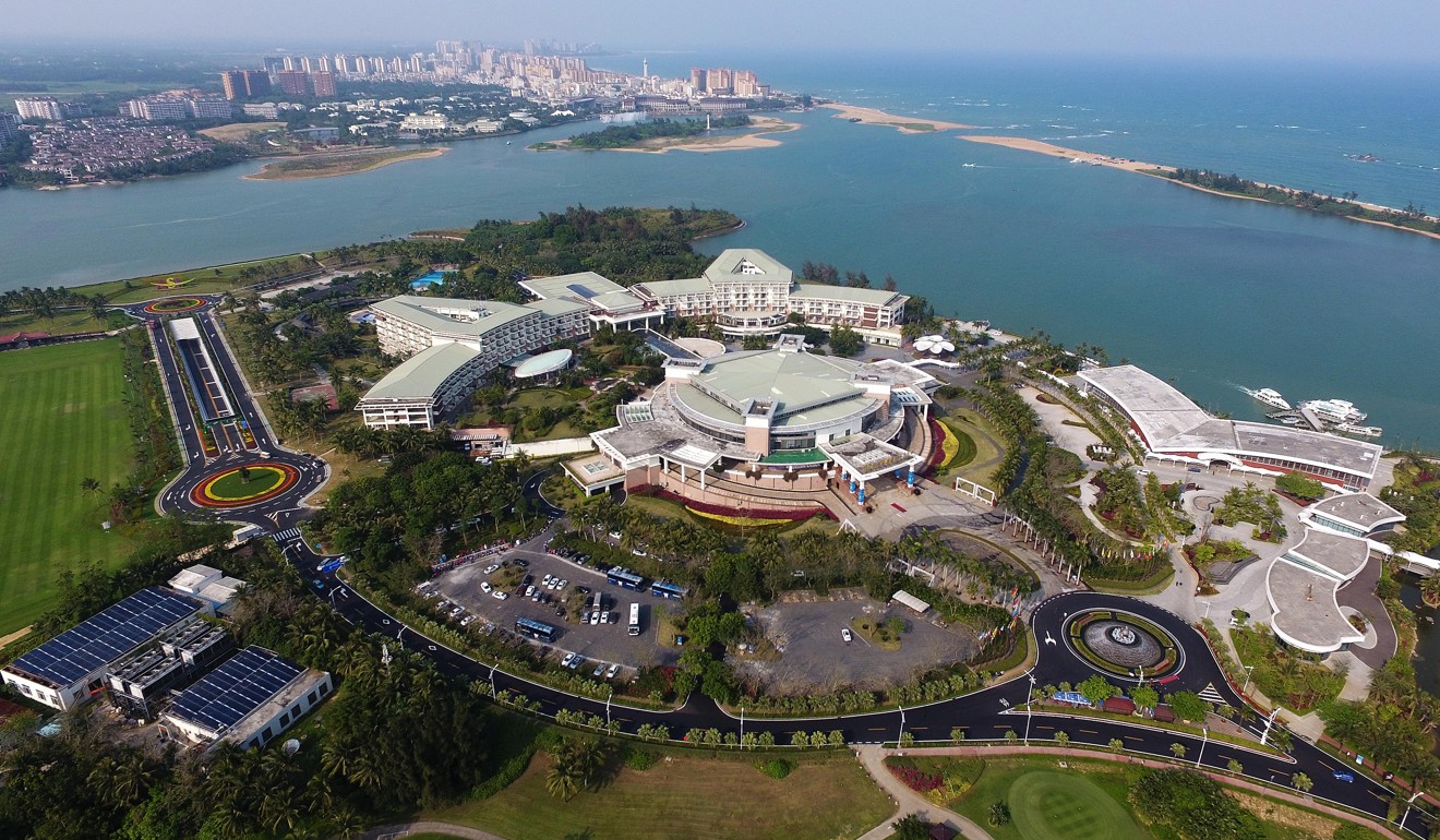 The site of the Boao Forum for Asia, in Hainan. President Xi Jinping has announced an ambitious plan to turn the province into China’s biggest free trade port. Photo: Xinhua