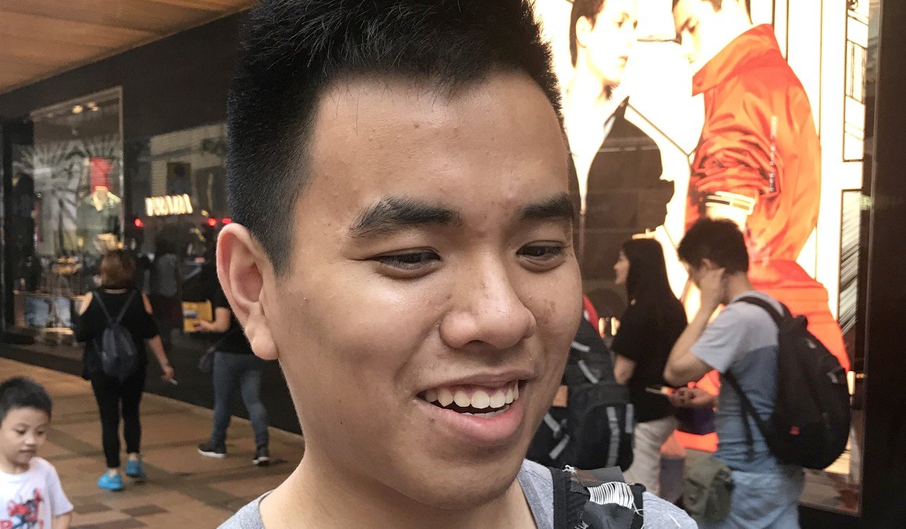 Pun Chi-hin, 18, from mainland China, describes Hongkongers as very well-mannered.