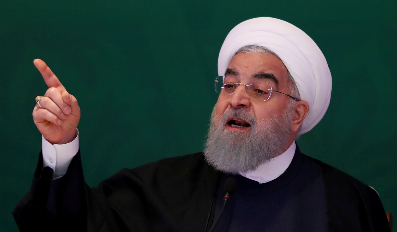 Iranian President Hassan Rowhani (seen in February) has warned that the US will regret pulling out of the deal if it does so. Photo: Reuters