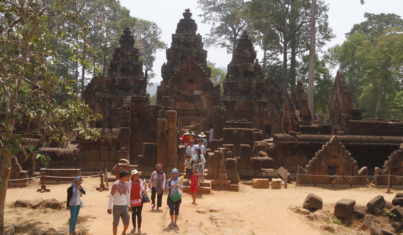 The Banteay Srei temple in Angkor. It can be found about 320 kilometres north of Phnom Penh, Cambodia. Photo: AP 