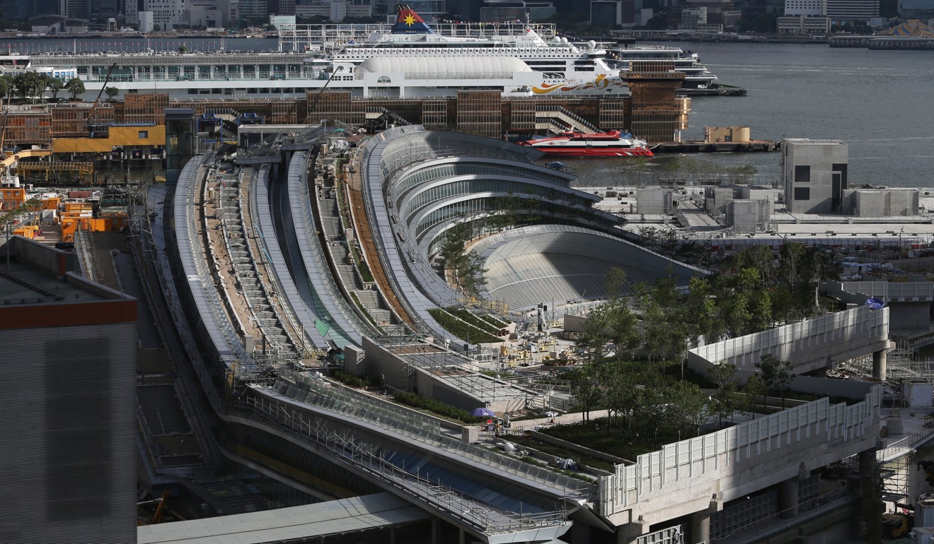 The West Kowloon terminus of the express rail link. Photo: Sam Tsang