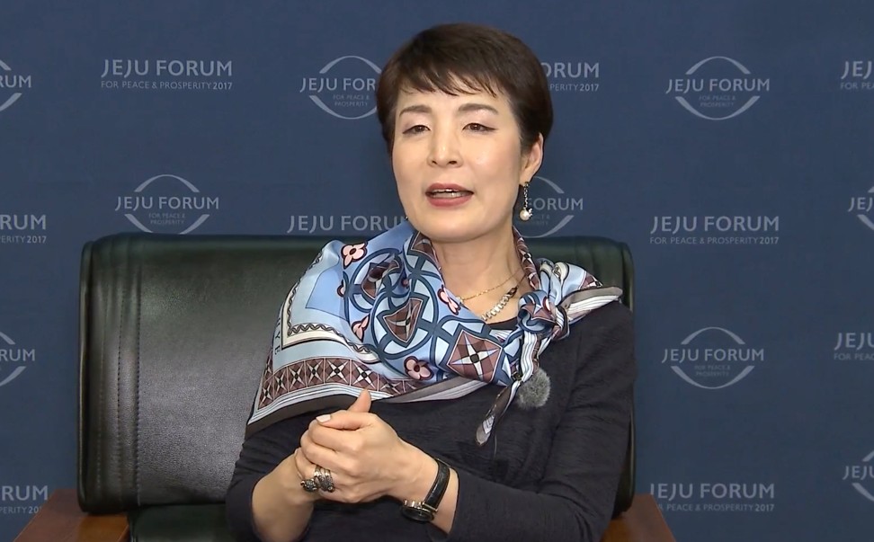 Enna Park, South Korea’s ambassador for public diplomacy, said that the true scale of Pyongyang’s nuclear programme is unknown. Photo: YouTube