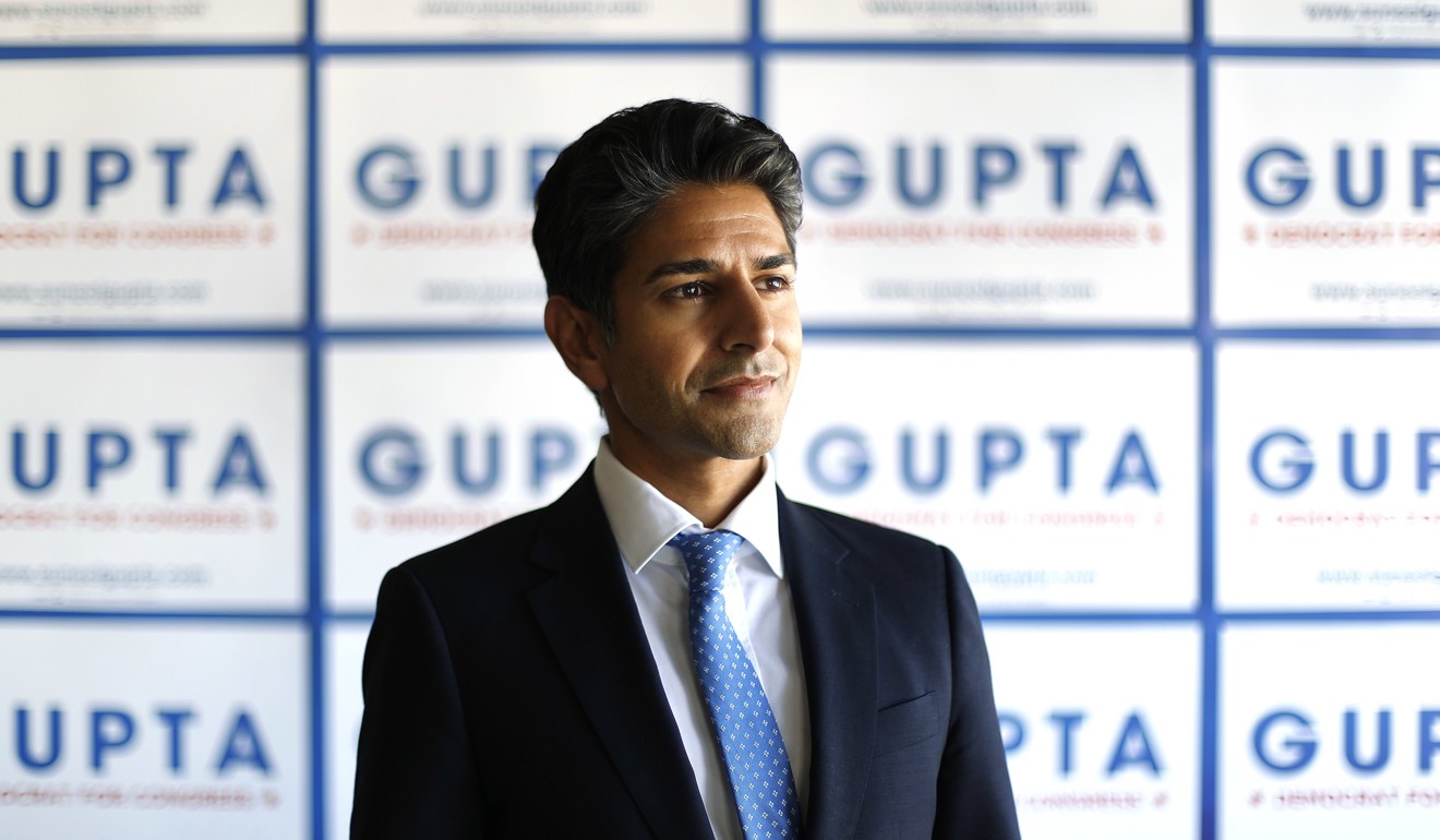 Suneel Gupta is running as a Democrat to replace US Representative Dave Trott, a Republican, in Michigan in the coming midterm elections. A record number of Asian-Pacific Americans are running for Congress, including some three dozen Democrats eager to help flip Republican seats in the House of Representatives. Photo: AP
