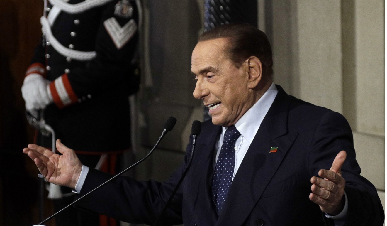 File photo of Berlusconi. Photo: AP