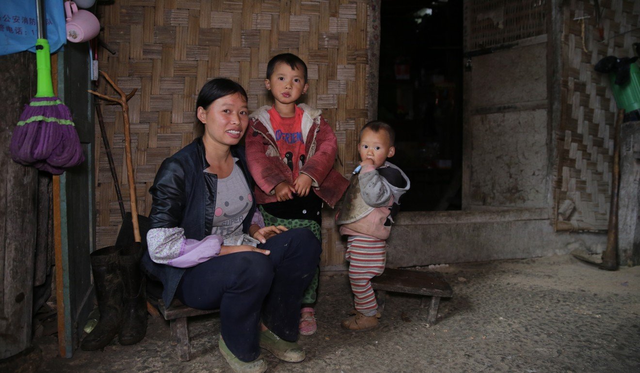 Wu Baozhen, who lives in the cave with her children, was sceptical about the new cable car. Photo: Lea Li