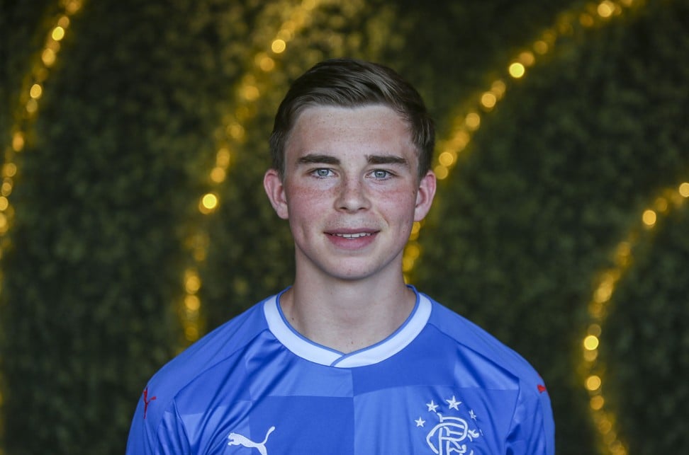 Jack Thomson, who will captain Rangers at the Soccer Sevens this weekend, at the Park Lane hotel in Causeway Bay. Photo: Xiaomei Chen