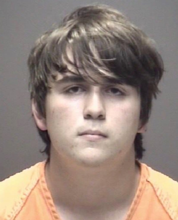 Dimitrios Pagourtzis, 17, is seen after he was arrested on suspicion of killing 10 people and injuring 10 more in a high-school shooting on Friday. Photo: Galveston County Sheriff Office via EPA-EFE