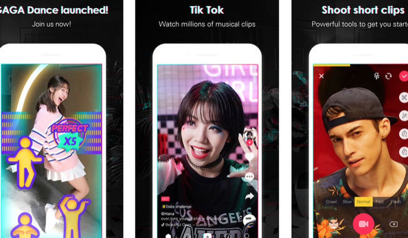 Tik Tok allows users to make and share 15-second music videos. Photo: Tik Tok