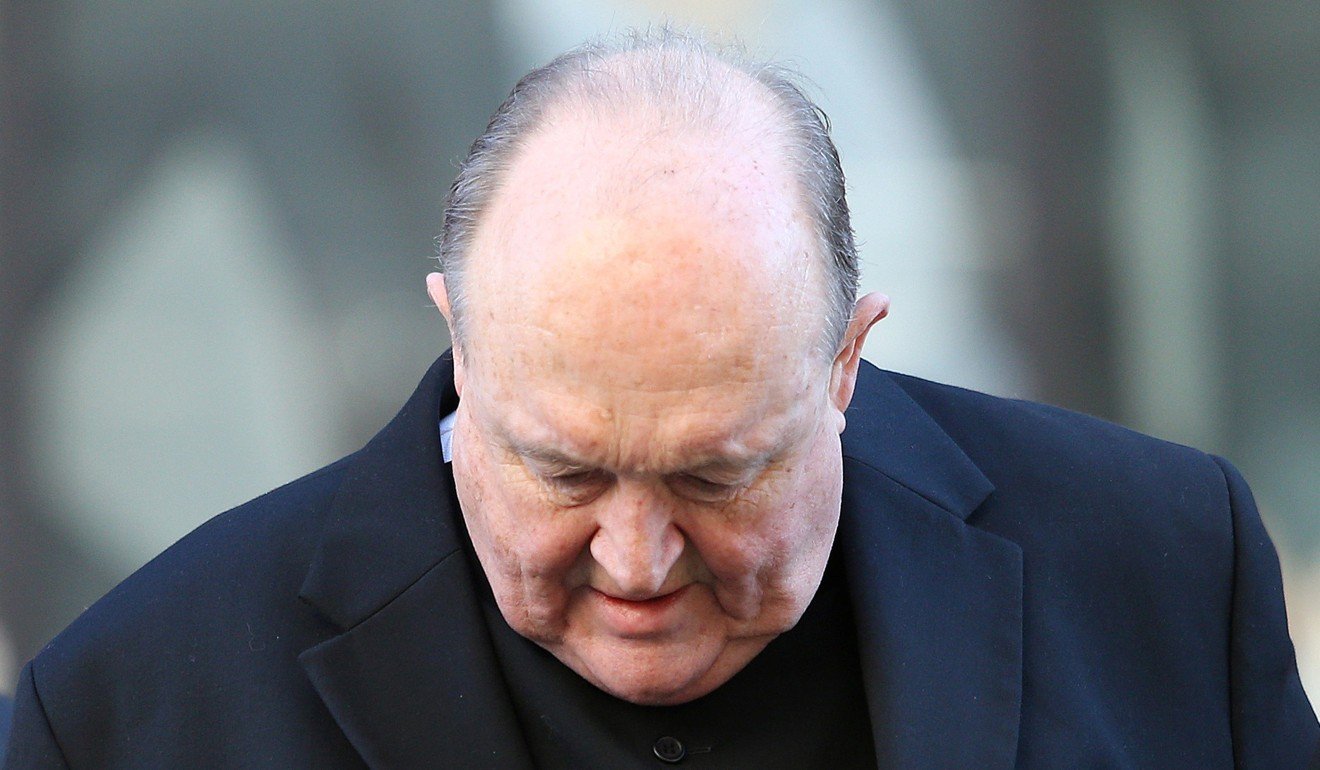 Archbishop Philip Wilson arrives at Newcastle Local Court. Photo: Reuters