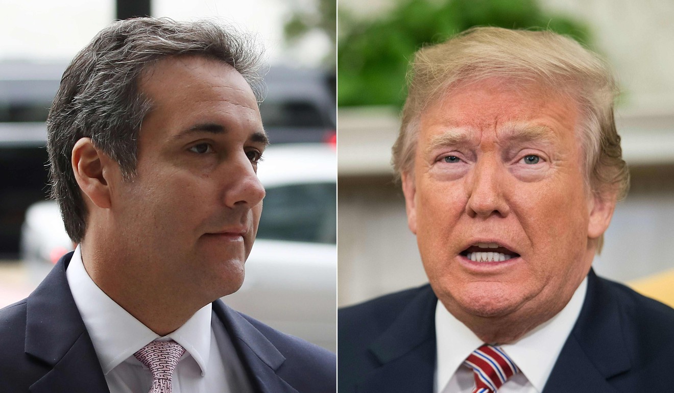 Cohen is the long-time personal lawyer of US President Donald Trump. Photos: Getty Images North America and AFP