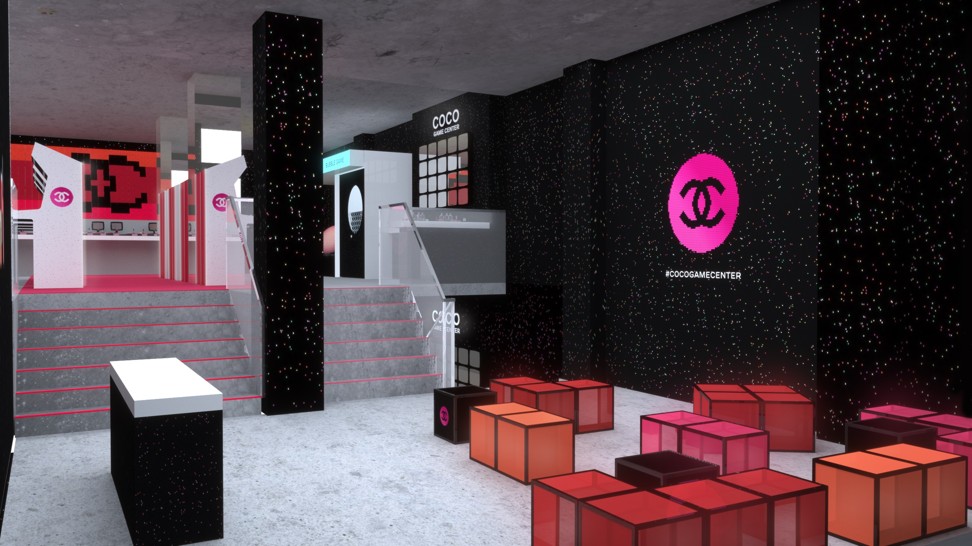 The entrance to Chanel's Hong Kong Coco Game Centre in Pacific House, Central.
